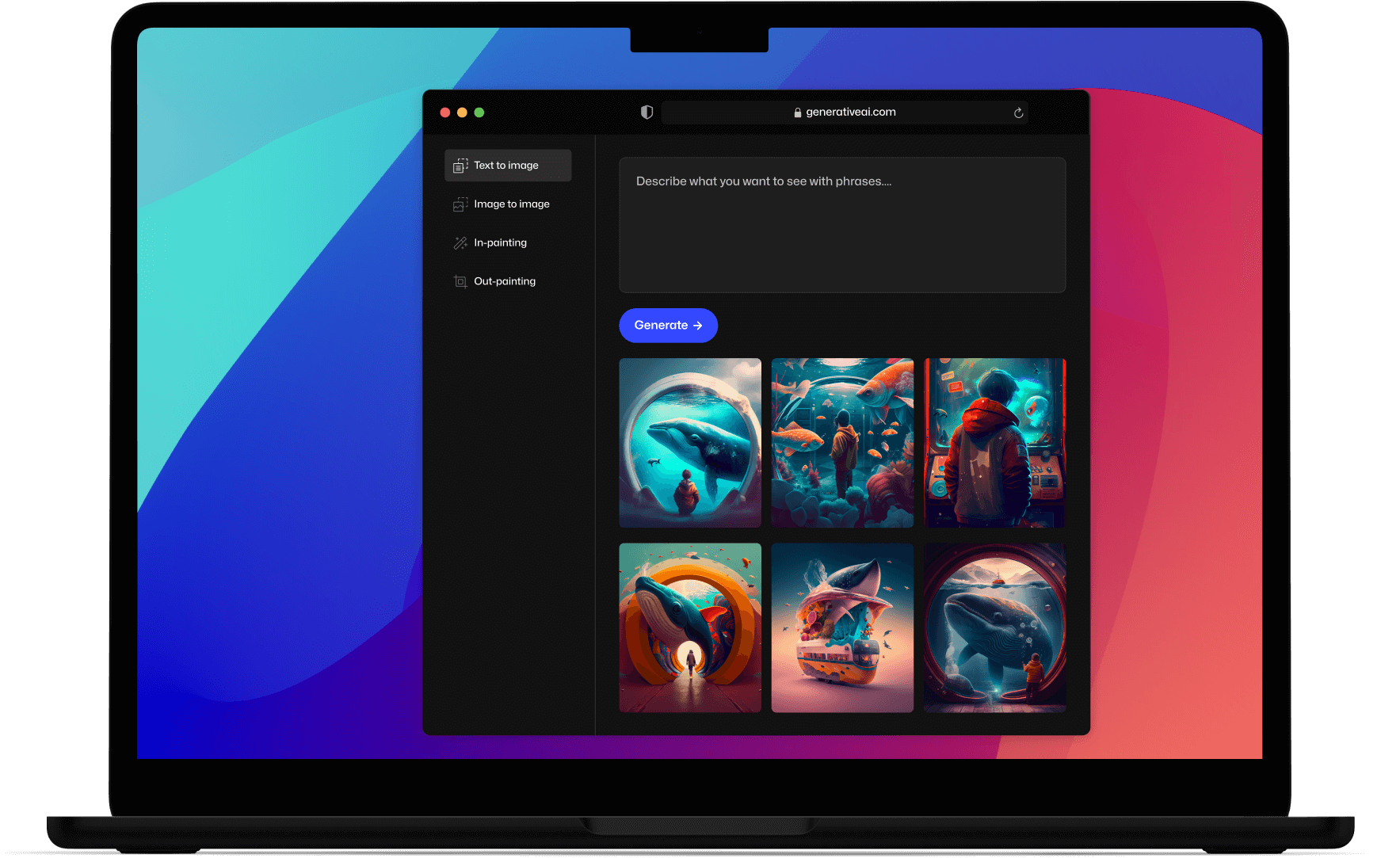 Available On Desktop And Mobile Left Image - GenerativeAI X Webflow Template