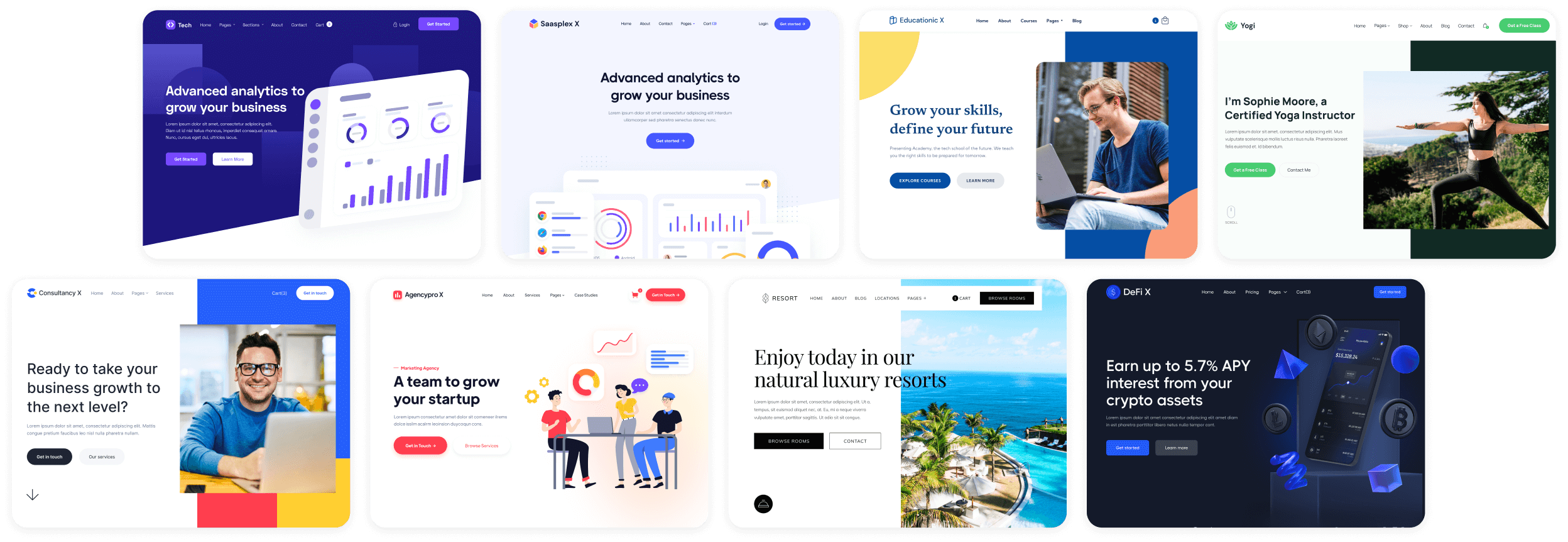 Startech X - Browse All Templates - AI Generator Webflow Template